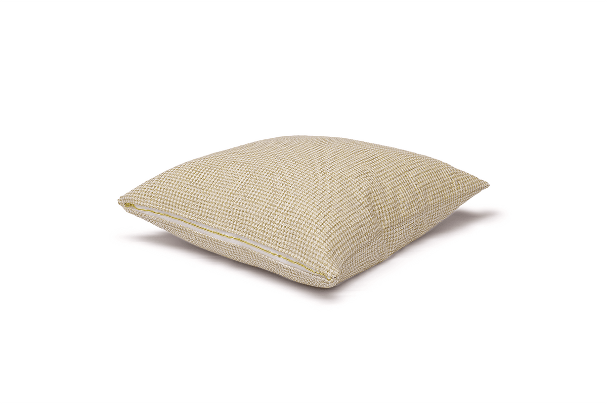 Canadian Down & Feather Oat Houndstooth Cushion Cover
