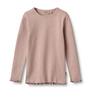 Wheat Ida Long Sleeve T-Shirt, Rose Powder