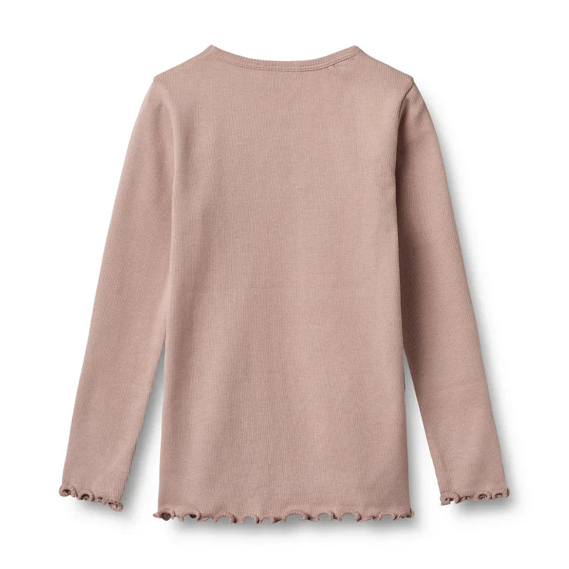 Wheat Ida Long Sleeve T-Shirt, Rose Powder