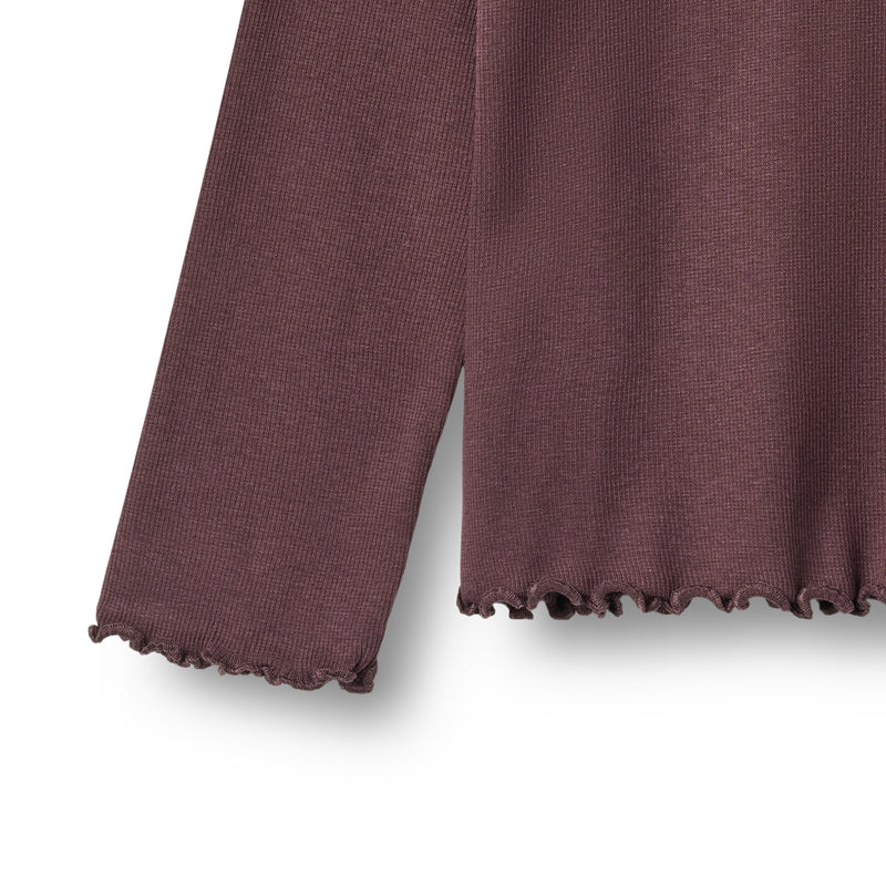 Wheat Else Long Sleeve T-Shirt, Fudge