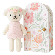 Cuddle + Kind Tiny Charlotte the Dog Hand-Knit Doll