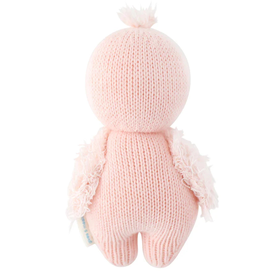 Cuddle + Kind Baby Flamingo Hand-Knit Doll