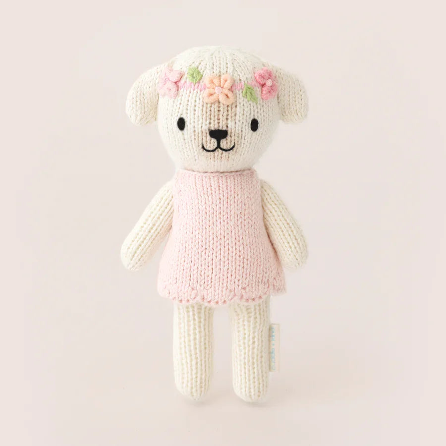 Cuddle + Kind Tiny Charlotte the Dog Hand-Knit Doll