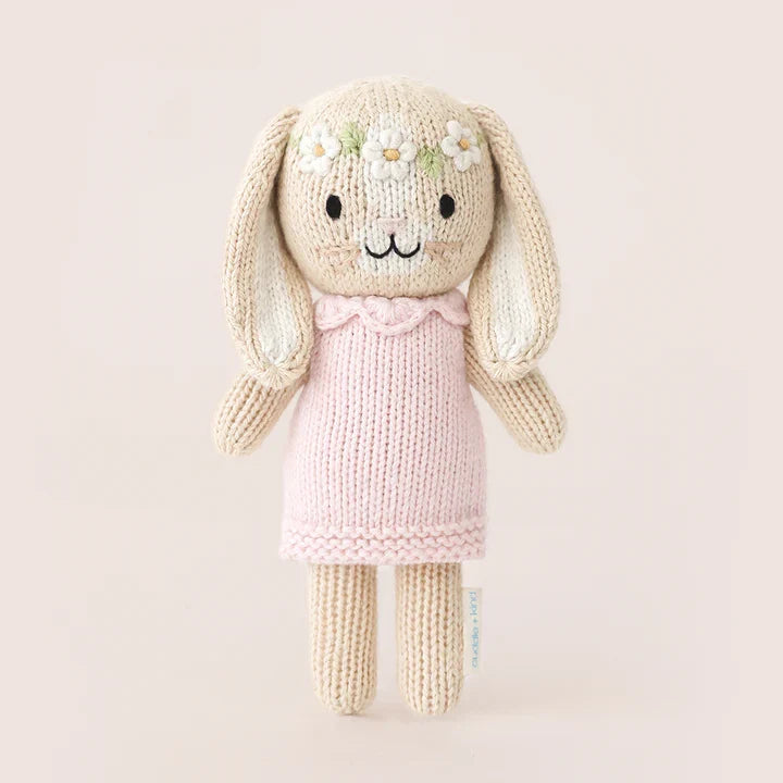 Cuddle + Kind Tiny Hannah the Bunny Hand-Knit Doll