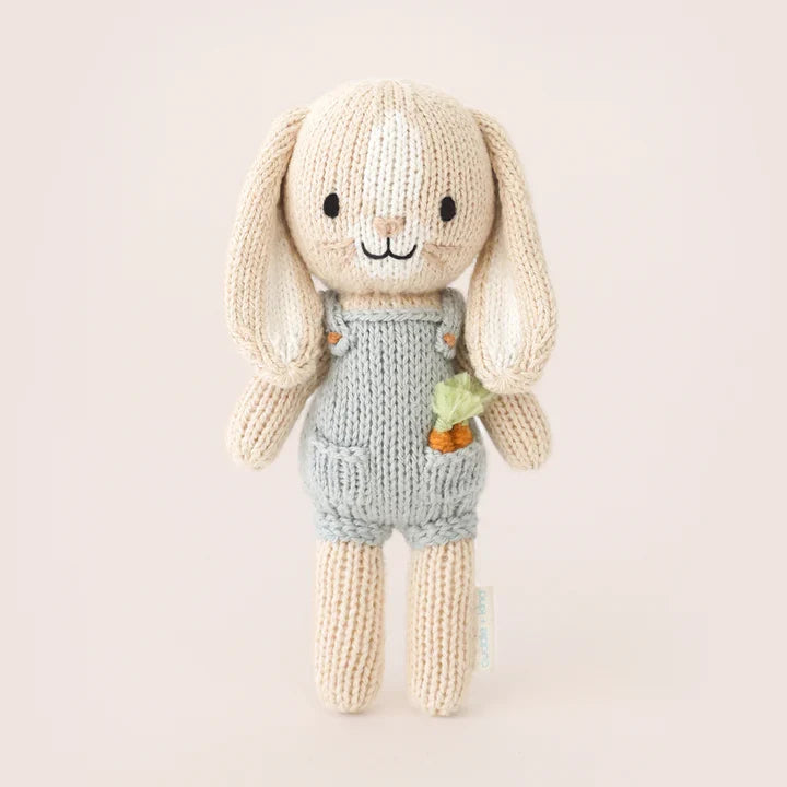 Cuddle + Kind Tiny Henry the Bunny Hand-Knit Doll
