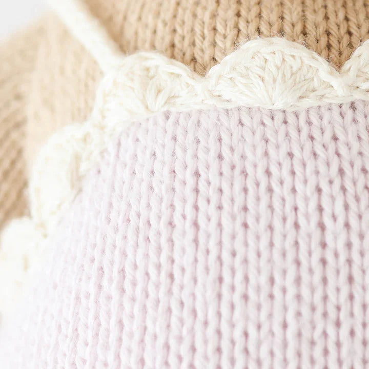 Cuddle + Kind Ava the Cow Hand-Knit Doll, Lavender
