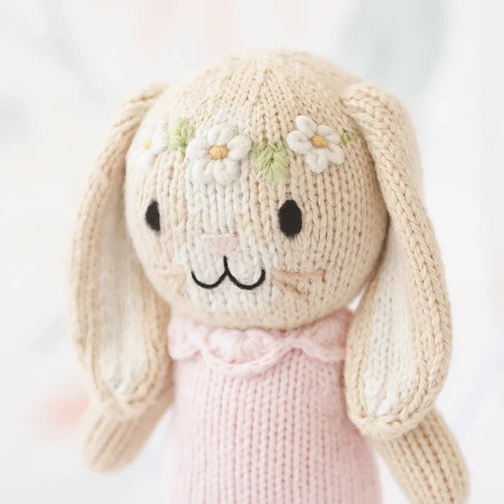 Cuddle + Kind Tiny Hannah the Bunny Hand-Knit Doll