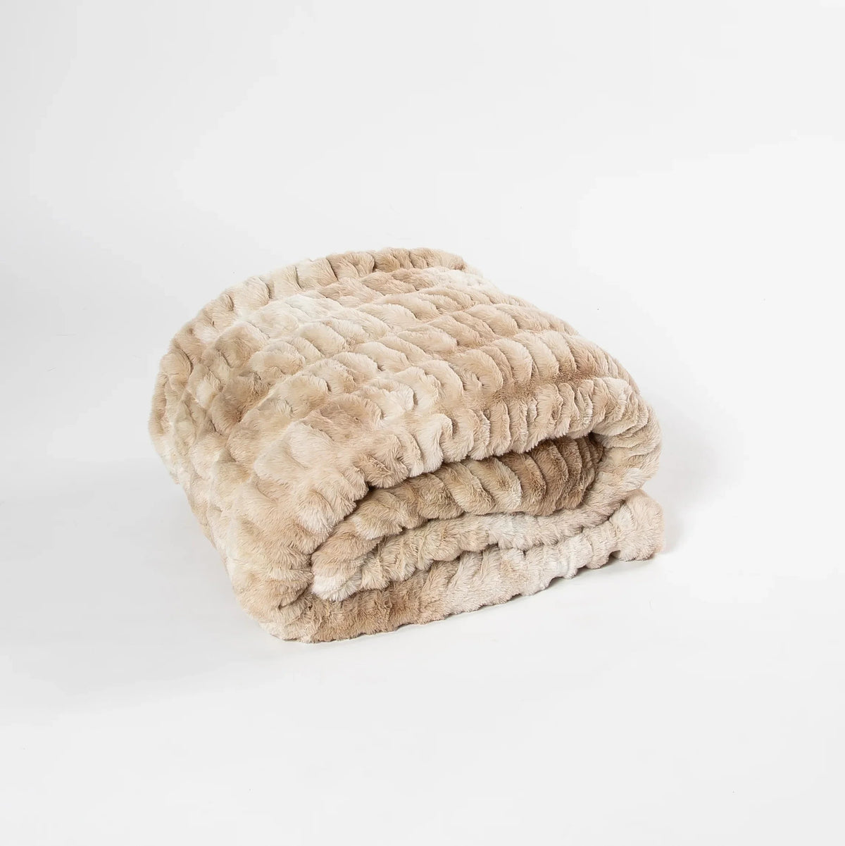 Sunset Snuggles Caramel Swirl Double-Sided Minky Blanket, 60 x 72 in