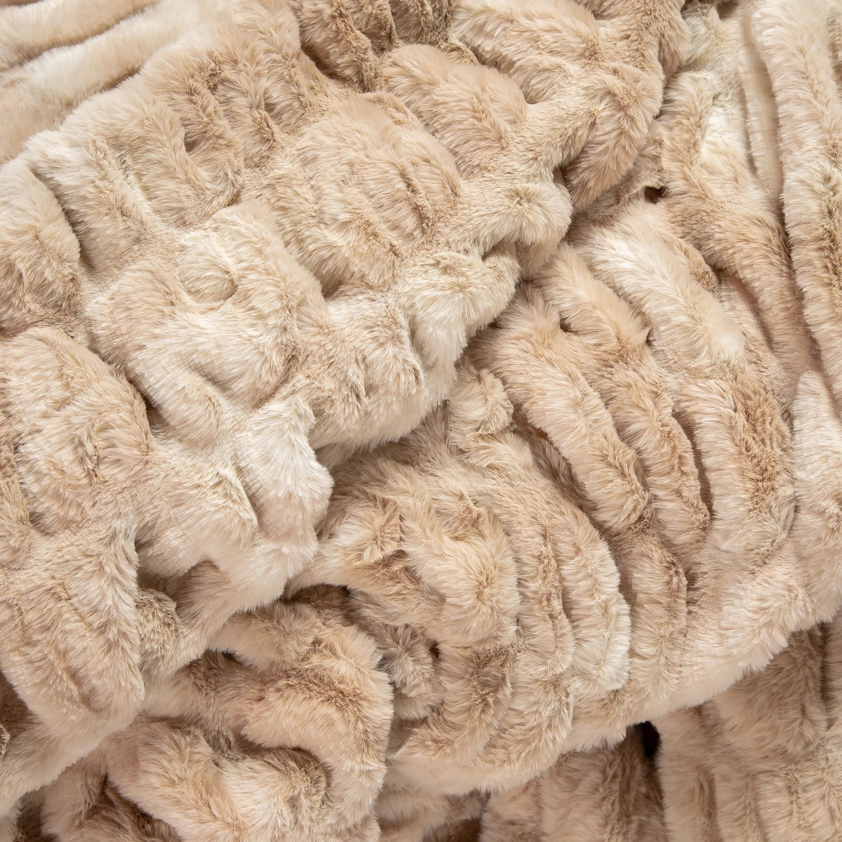Sunset Snuggles Caramel Swirl Double-Sided Minky Blanket, 60 x 72 in