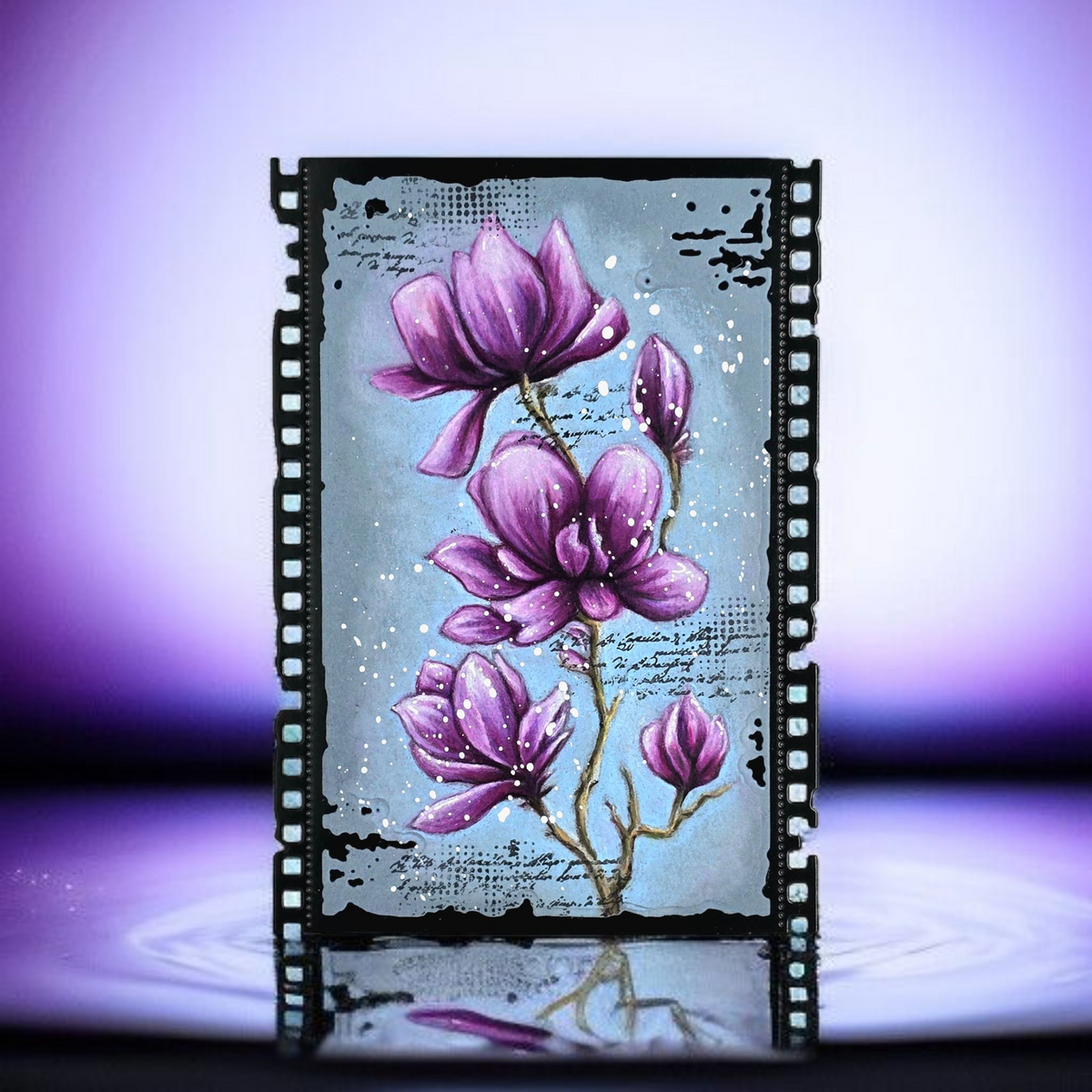 AALL and Create - 6"x6" Stencil - Magnolia Sway