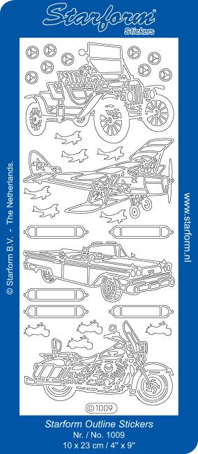 Deco Stickers - Cars, plane & Motorcycle