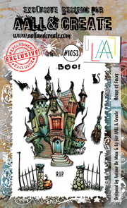 AALL and Create #1053 - A6 Stamp Set - House Of Faces