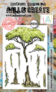 AALL and Create #1084 - A6 Stamp Set - Entwined