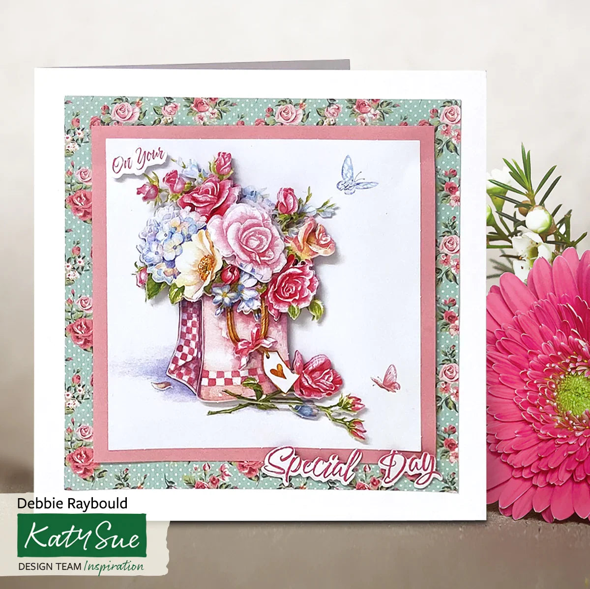 Die Cut Decoupage – Filled With Flowers (Pack Of 3)