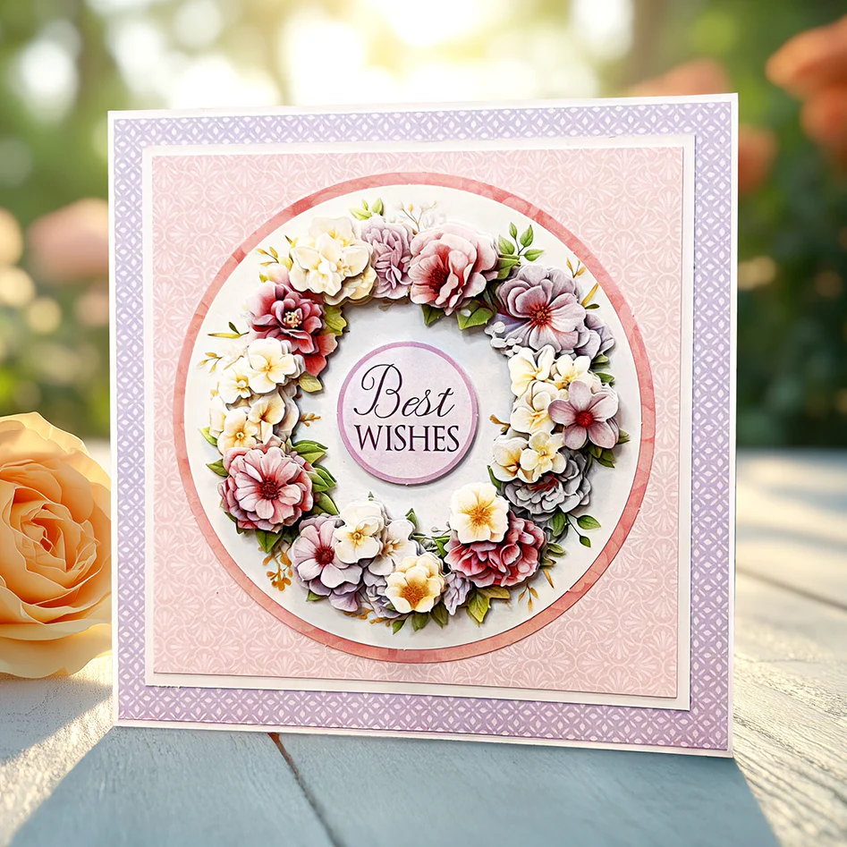 Die Cut Decoupage – Dove with Flowers (pack of 3)