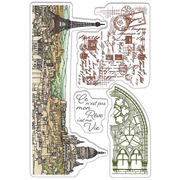 Ciao Bella Clear Stamp Set 4"X6" Notre Vie