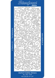 Deco Stickers - Doodle Design Hearts