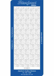 Deco Stickers - Corners Playing Card Shapes