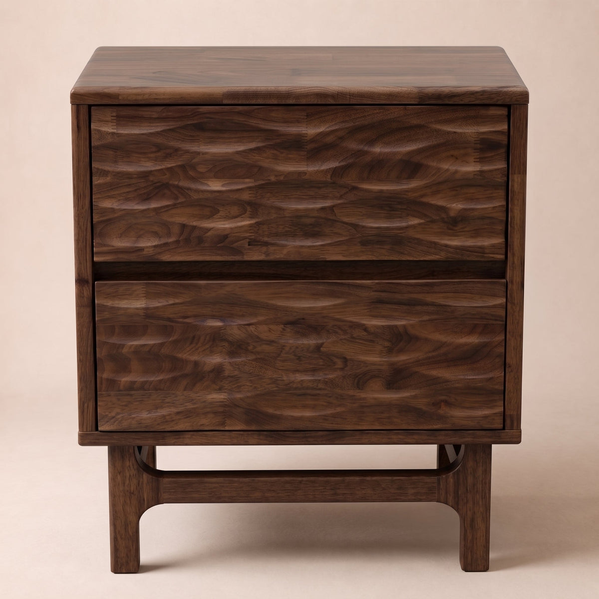 Elara Solid Rubber Wood Nightstand