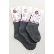 Little Ones' Merino Wool Socks, Charcoal