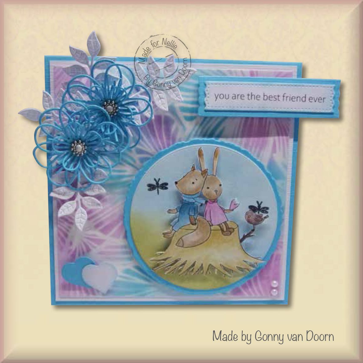 Nellie's Choice Clear Stamp Forest Friends-Friends Forever