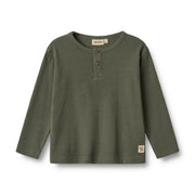 Wheat Morris Long Sleeve T-Shirt, Winter Forest