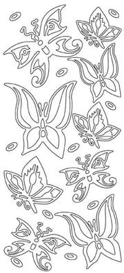 Peel-Off Stickers - Various Butterflies