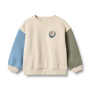 Wheat Elliot Badge Sweatshirt, Off White