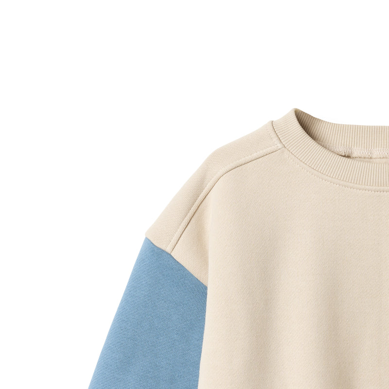 Wheat Elliot Badge Sweatshirt, Off White