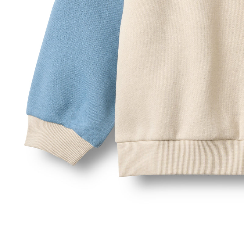 Wheat Elliot Badge Sweatshirt, Off White