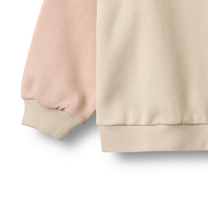 Wheat Elliot Embroidery Sweatshirt, Off White
