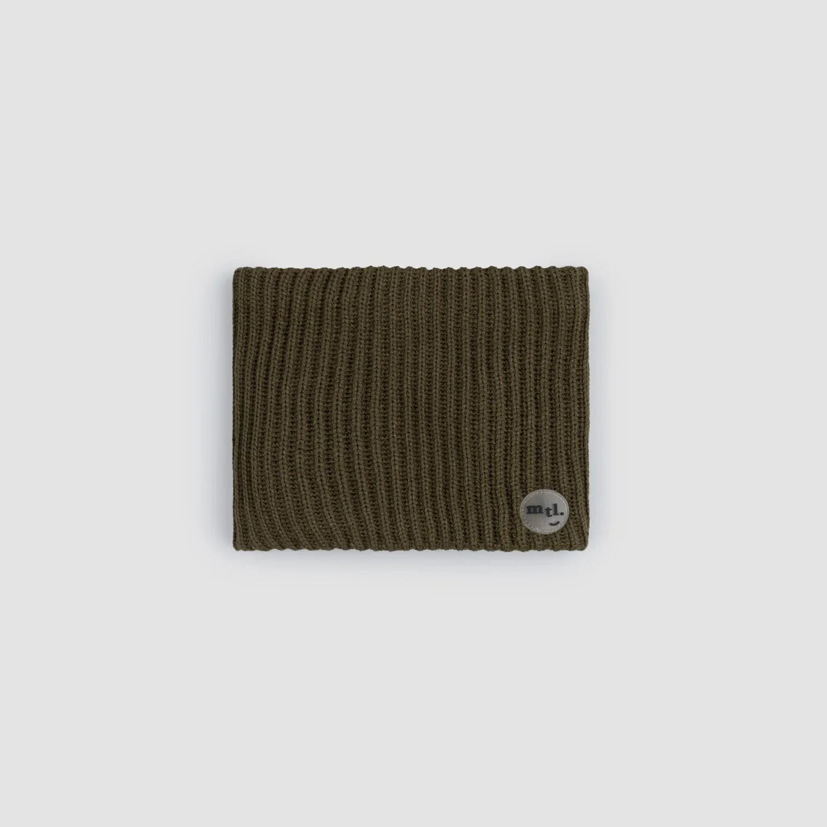 Ribbed Neck Warmer | Lichen Green | Miles The Label