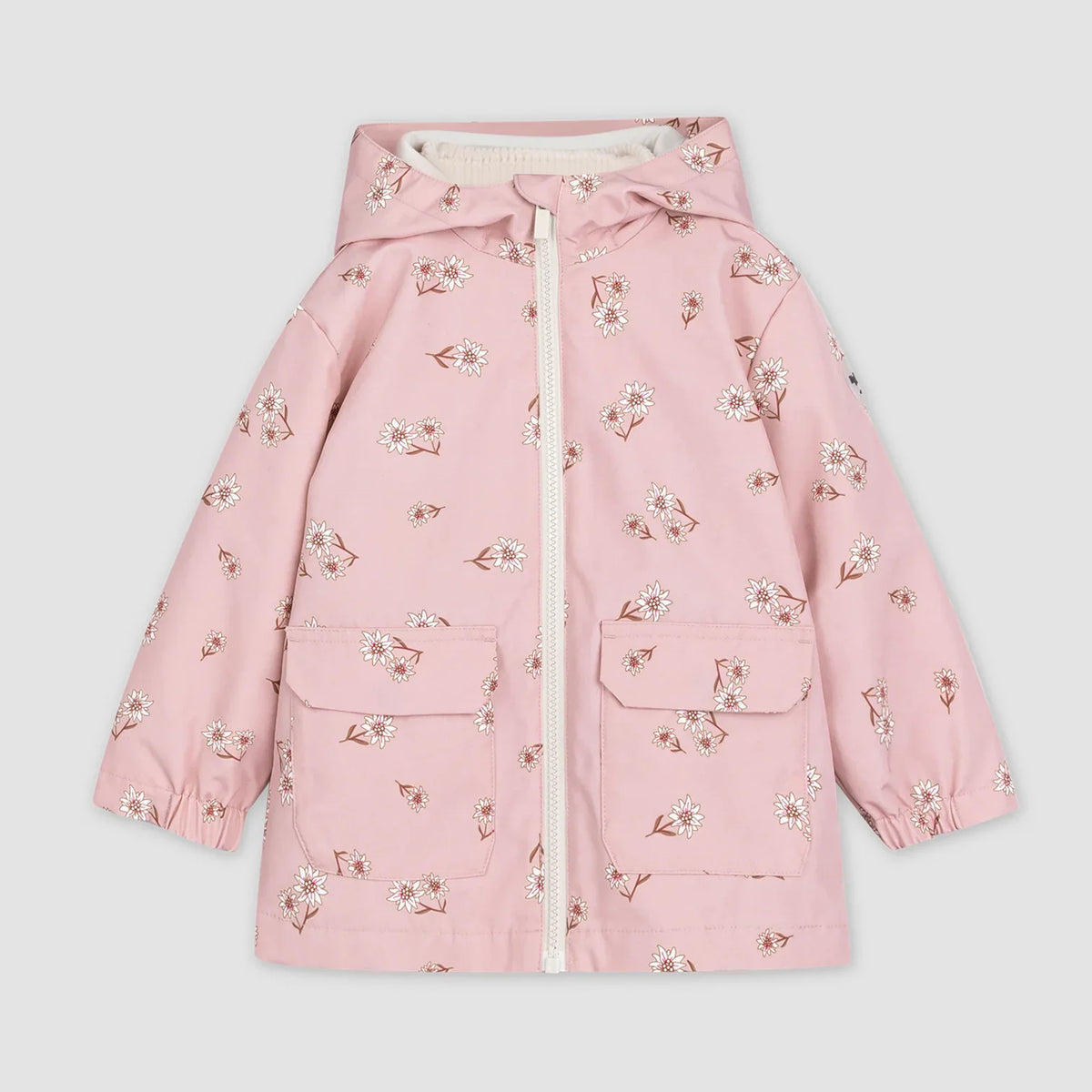 Miles The Label 3-in-1 Jacket, Daisy Print on Rose