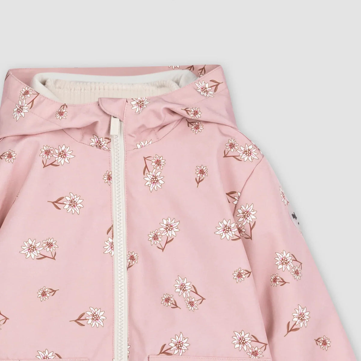 Miles The Label 3-in-1 Jacket, Daisy Print on Rose