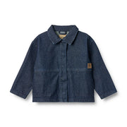 Wheat Sola Overshirt, Dark Blue