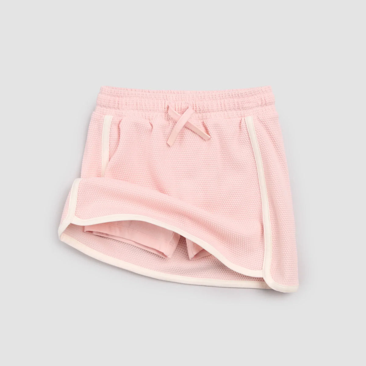 Miles The Label Knit Skort, Light Pink