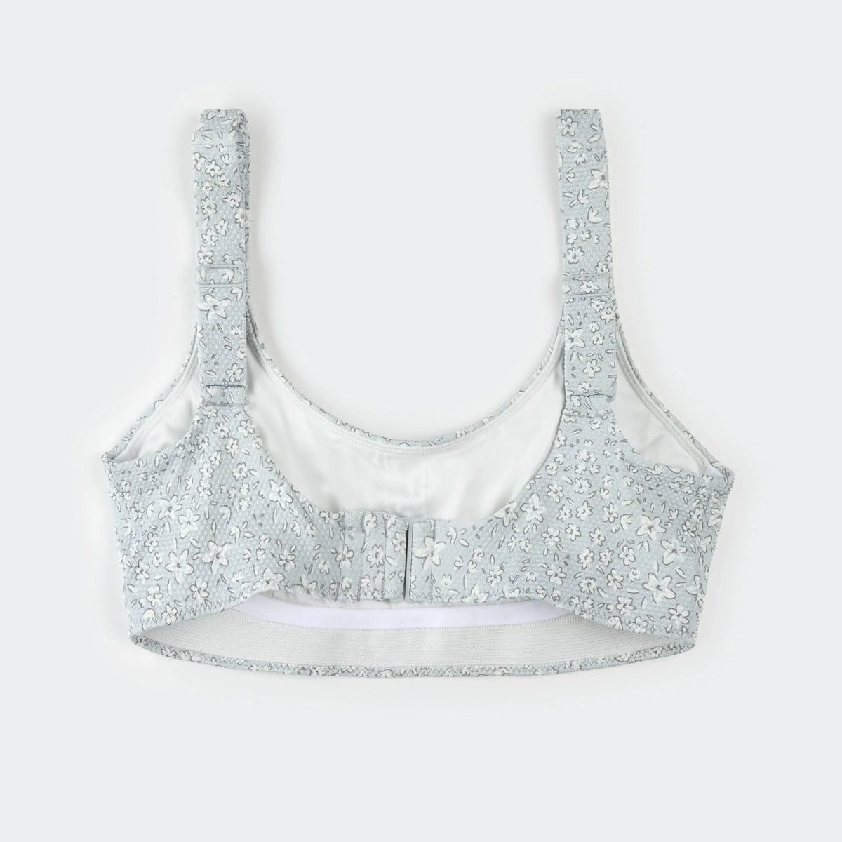 Petit Lem Adult Bikini Set, Vintage Flowers on Powder Blue