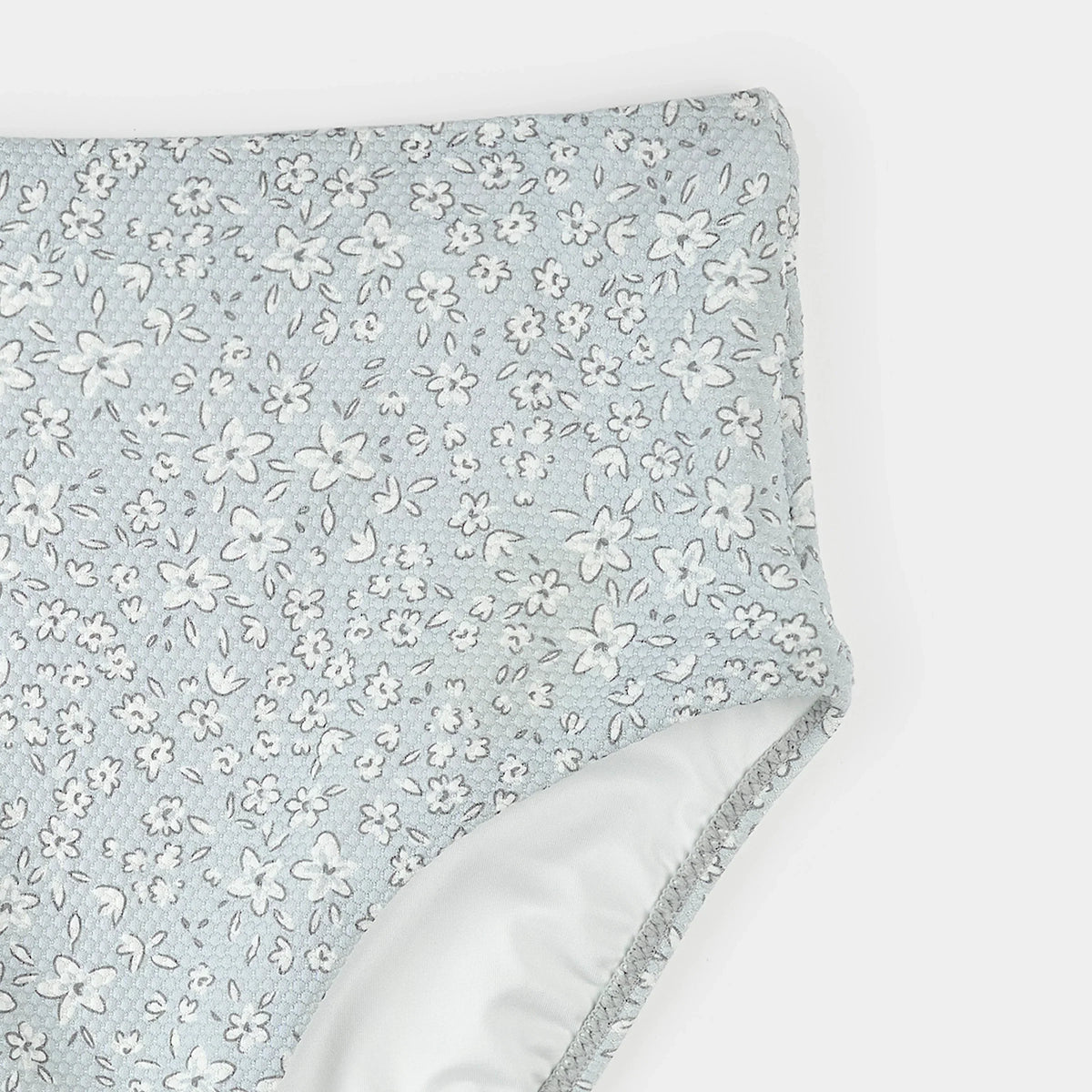 Petit Lem Adult Bikini Set, Vintage Flowers on Powder Blue