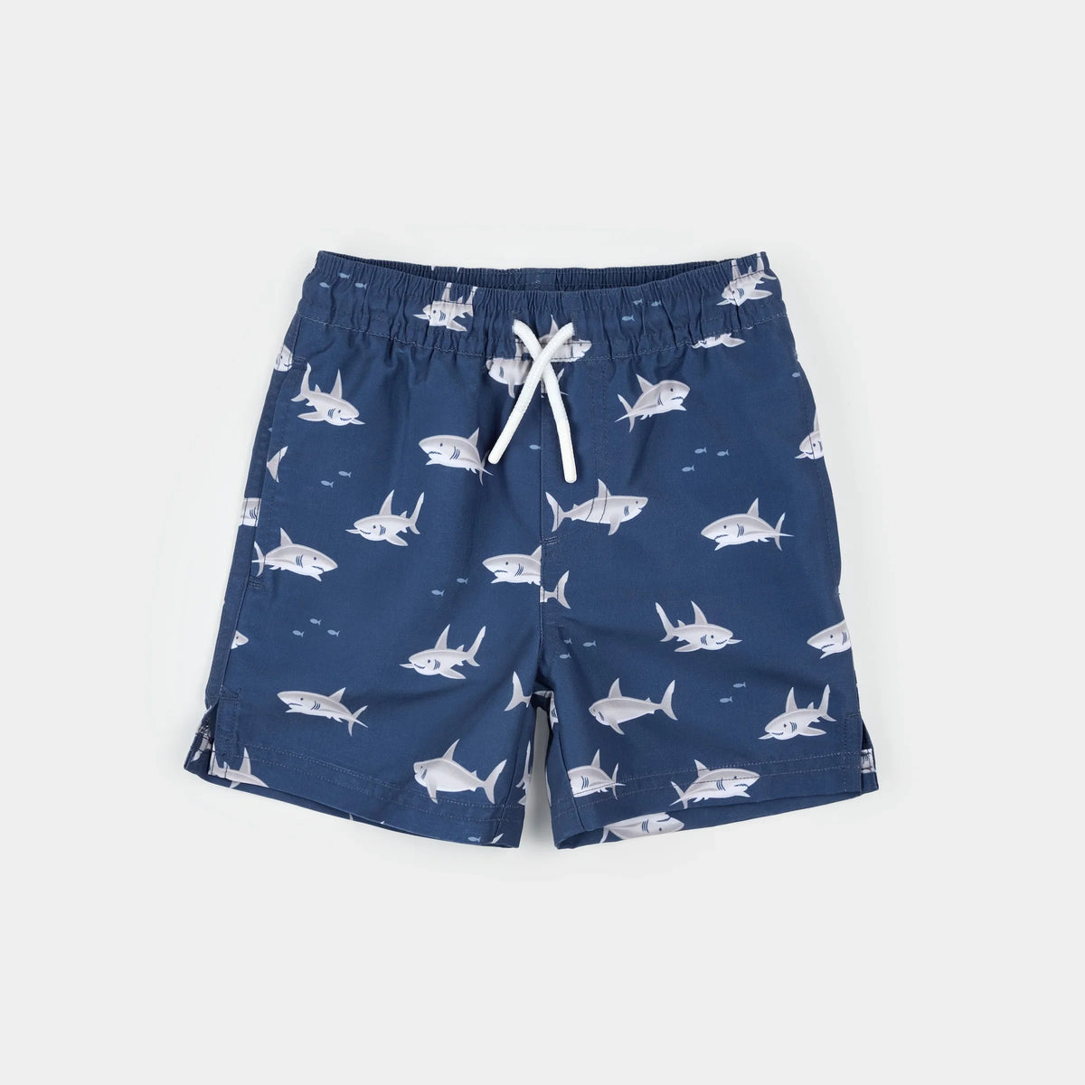 Petit Lem Swim Trunk, Sharks on Deep Blue