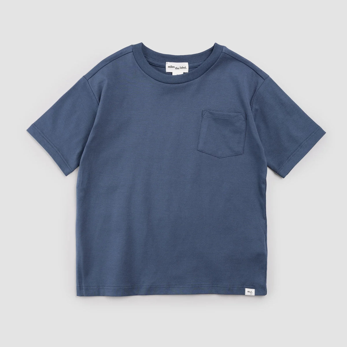 Miles the Label Basic T-Shirt, Blue