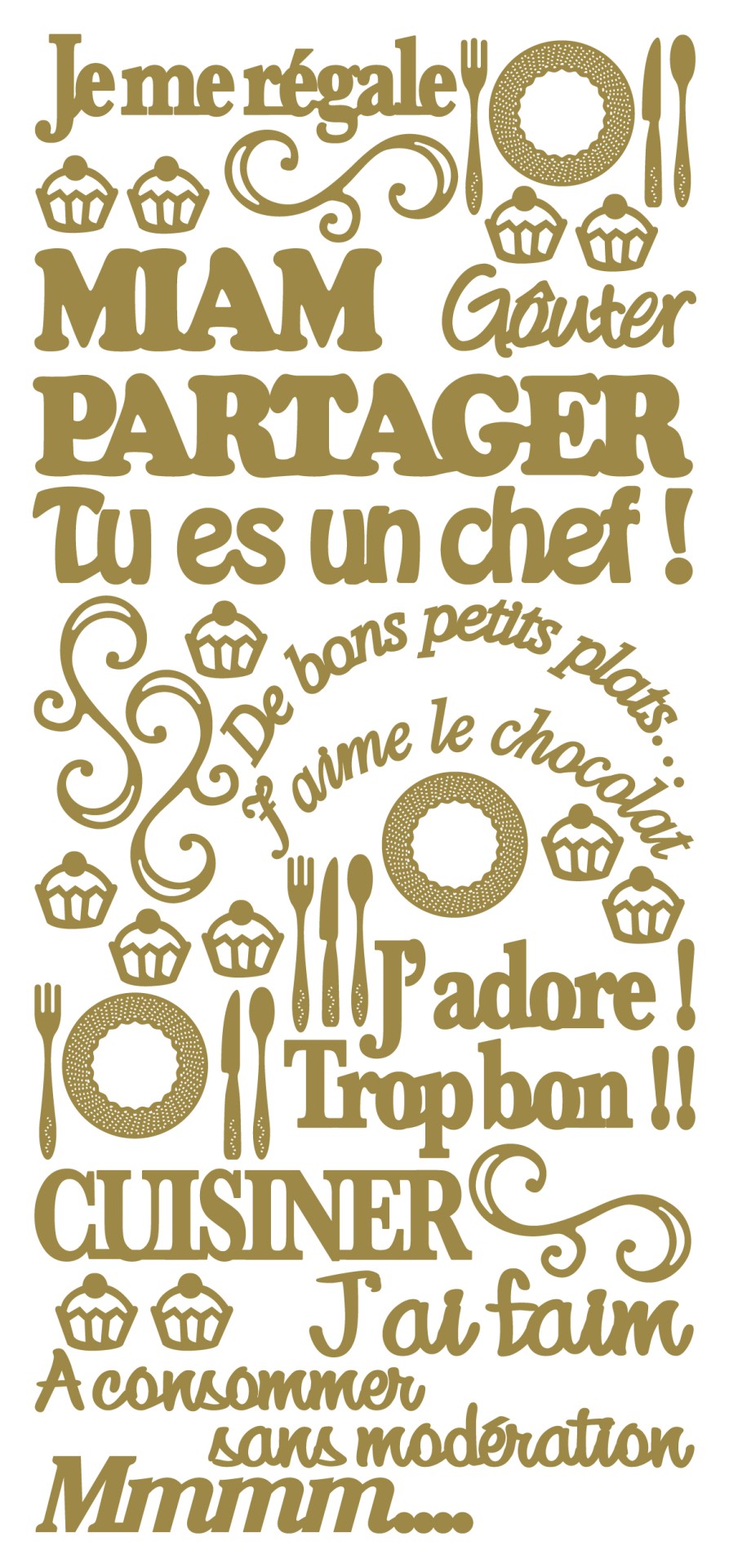 Peel Off Stickers - Je me regale