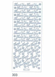 Deco Stickers - Thank You