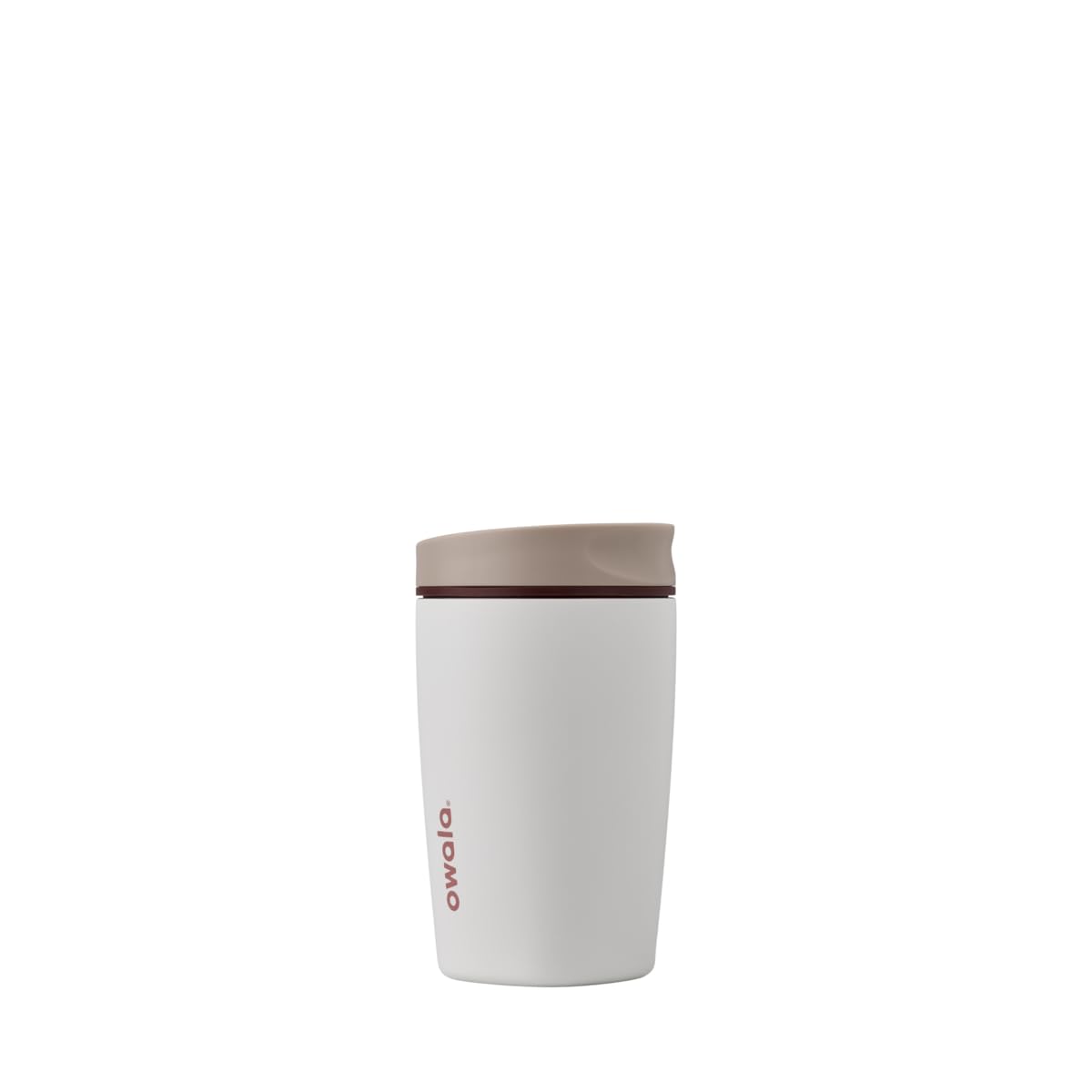 Owala SmoothSip Slider Insulated Coffee Tumbler, 12 oz, Vanilla Bean