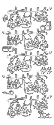 Peel-Off Stickers - Baby Line