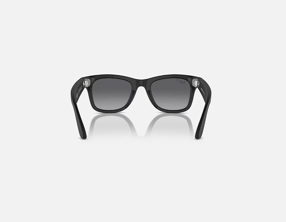 Ray-Ban Meta Glasses, Wayfarer, Matte Black/Graphite Polarized