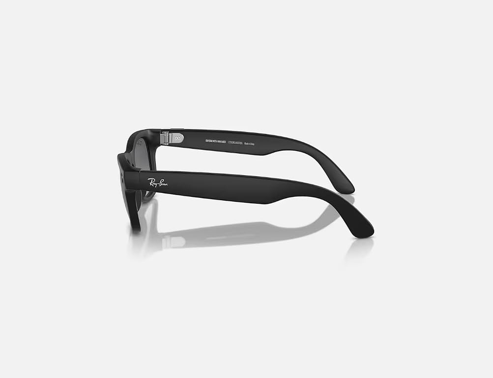 Ray-Ban Meta Glasses, Wayfarer, Matte Black/Graphite Polarized