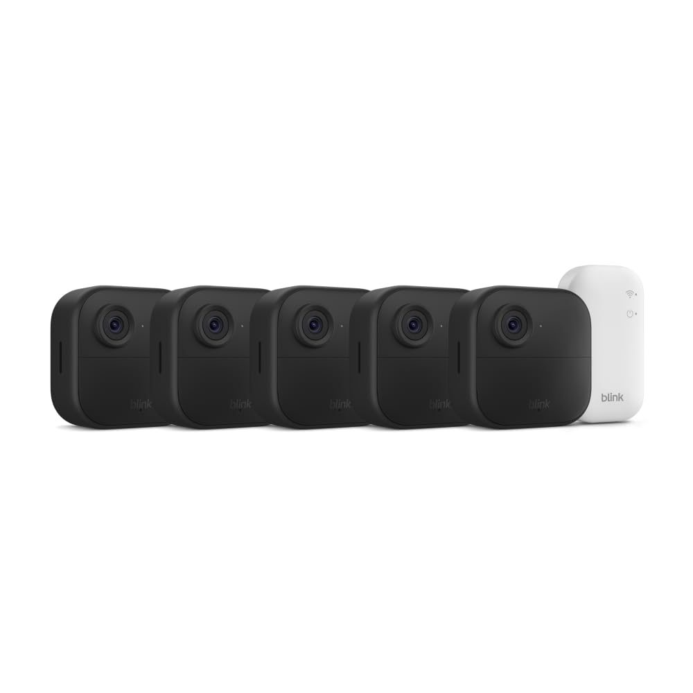 Blink Outdoor 4 Wireless Security Camera, 5-Camera System
