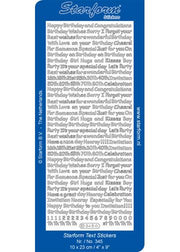 Deco Stickers - Multi Saying Stickers