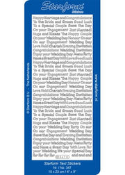 Deco Stickers - Wedding