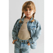 Wheat Bowie Denim Jacket, Light Blue